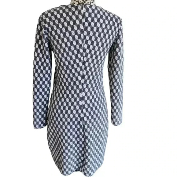 & Other Stories Dress Academia Preppy Womens 10 Retro Mod Maximalist Cozy Soft - Picture 3 of 11